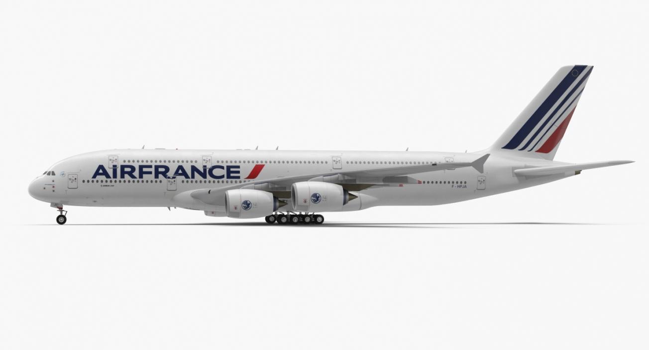 Airbus A380-1000 Air France 3D